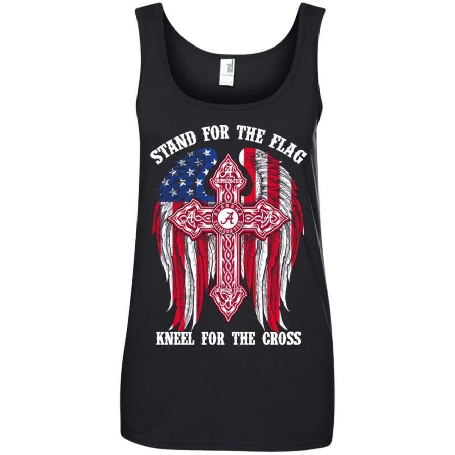 AGR Alabama Crimson Tide Stand For The Flag Kneel For The Cross Shirt