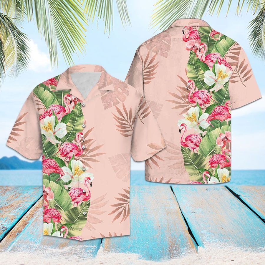 Tropical Flamingo Hawaii Shirt Unisex Adult Ha33159