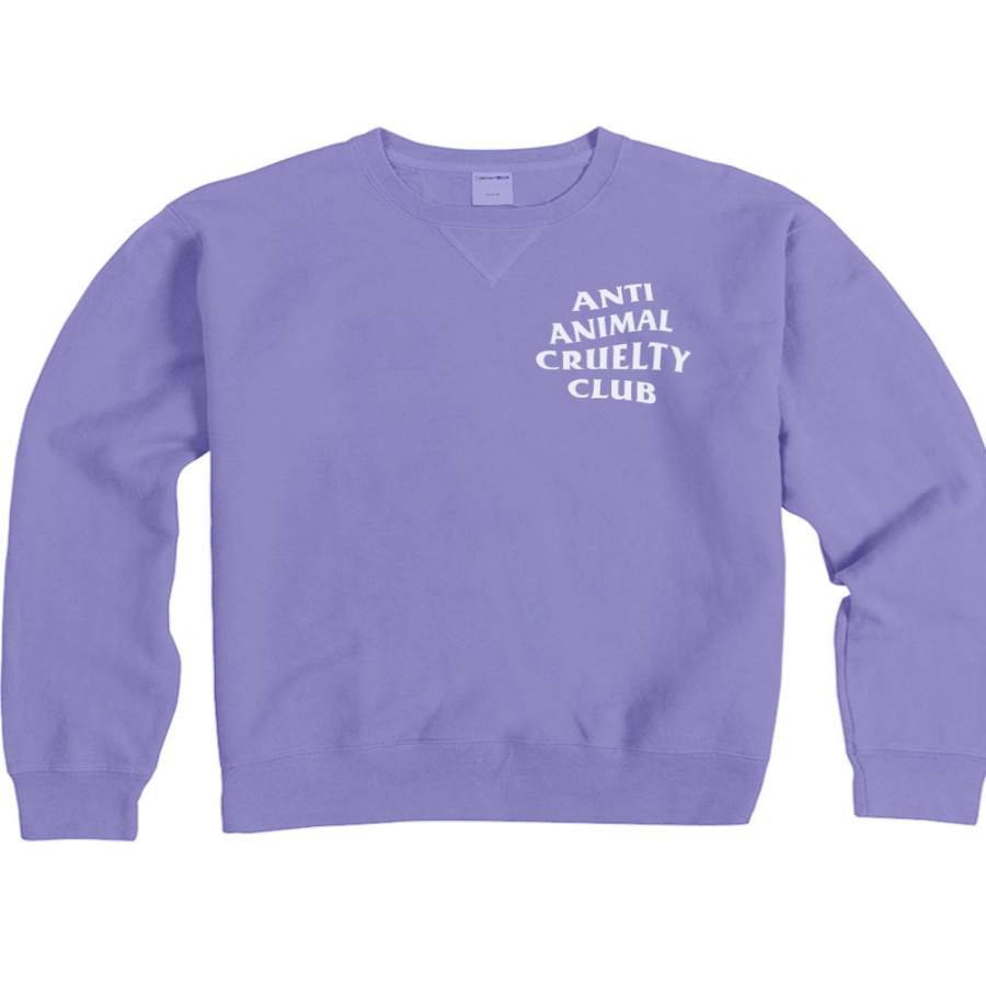 Women’s | Anti Animal Cruelty Club | Comfort Crewneck Sweatshirt