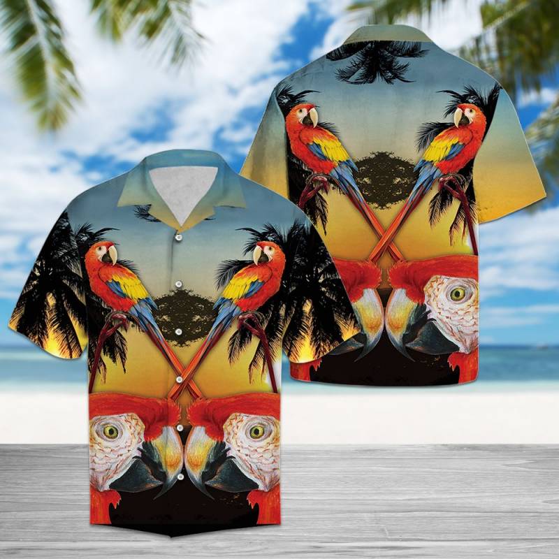 Parrot Beauty Hawaii Shirt Ha52508