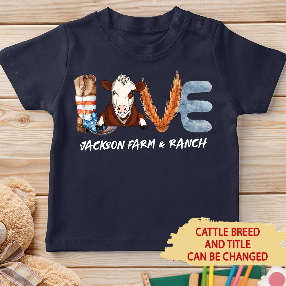 Love Farm – Personalized Custom Youth T-shirt