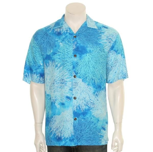 Coral Blue High Quality Hawaii Shirt Ha71220