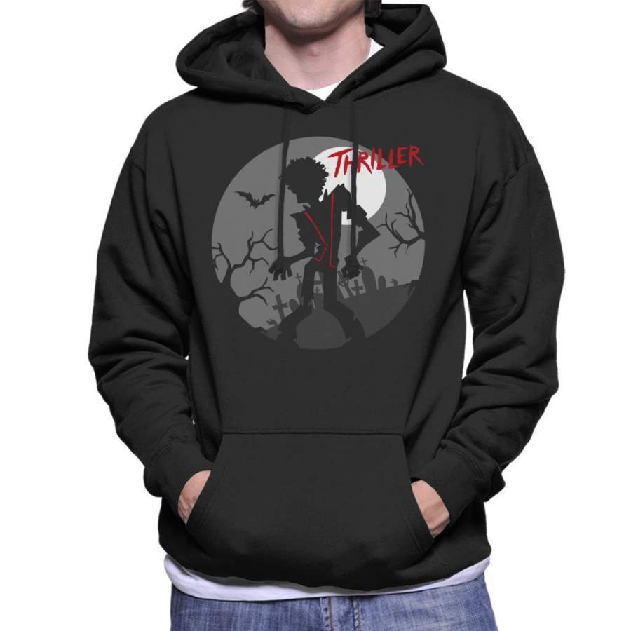 Michael Jackson Thriller Graveyard Silhouette Men’s Hooded Sweatshirt