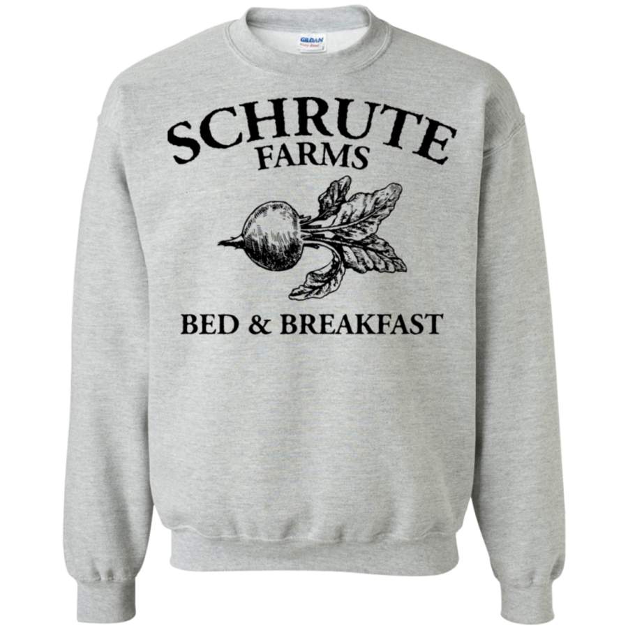 AGR Schrute Farms – Bed and Breakfast – Logo – The Office Crewneck Pullover Sweatshirt