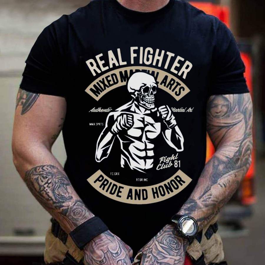 Real Fighter T Shirt Cool T Shirt