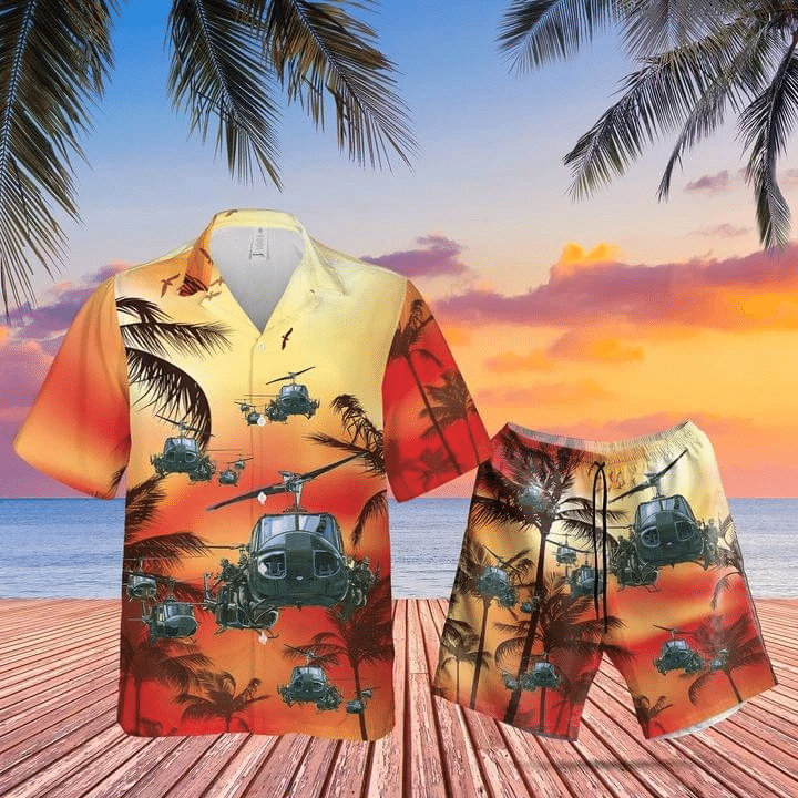 Us Army Hawaii Shirt Set Unisex Ha42401