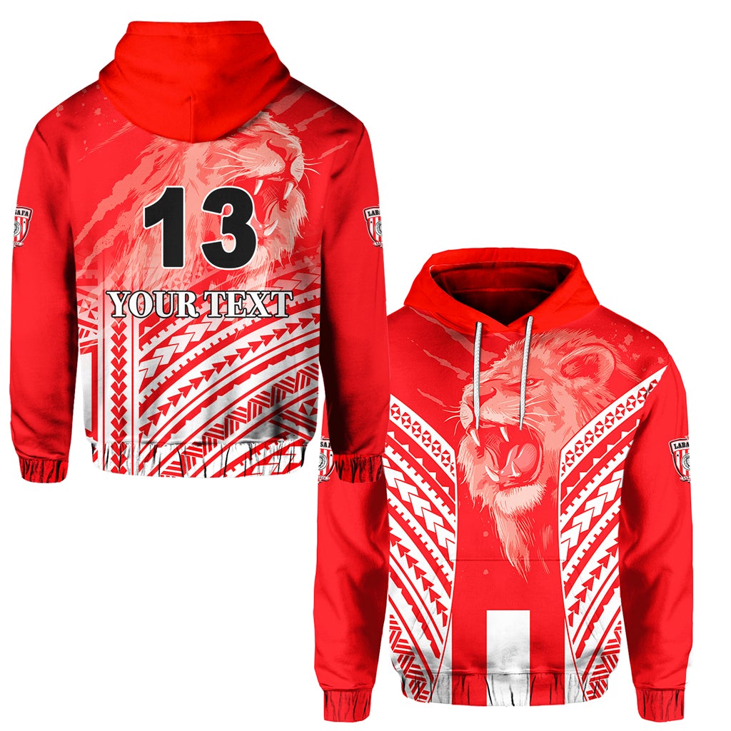 (Custom Personalised) Labasa Football Hoodie Strong Lion Of Fiji – Personalized Text And Number Lt13