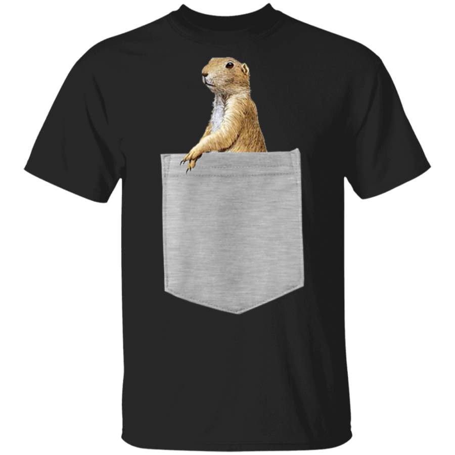 Animal in Your Pocket white Prairie Dog tshirt