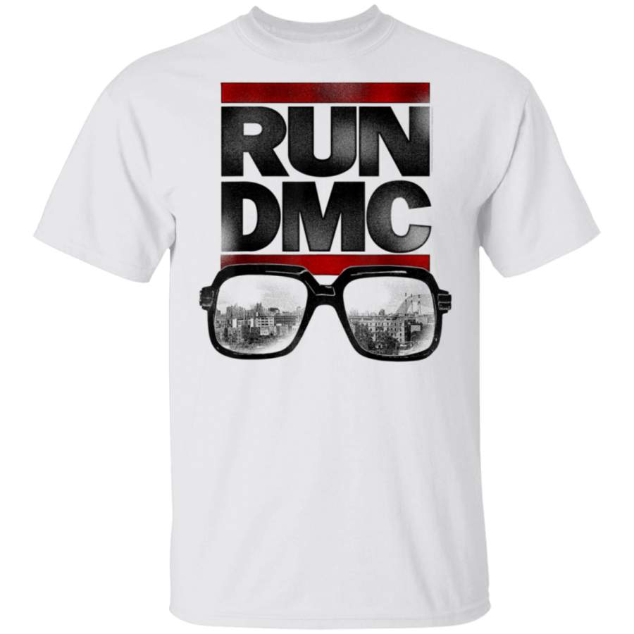 Run DMC Official NYC Glasses TShirt