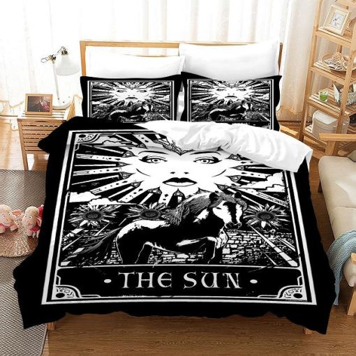 Tarot The Sun 3 Duvet Cover Pillowcase Home Decor 3D Bedding Set 6735