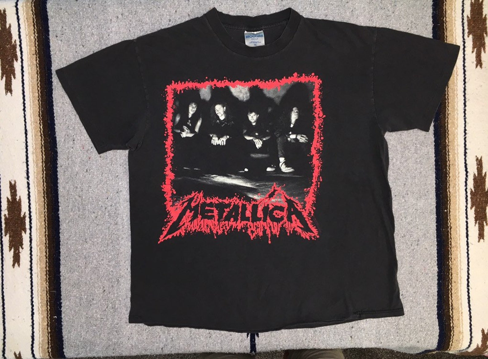 Vtg Metallica Tshirt 1990 Pushead Eyeballs Europe North America Tour ...