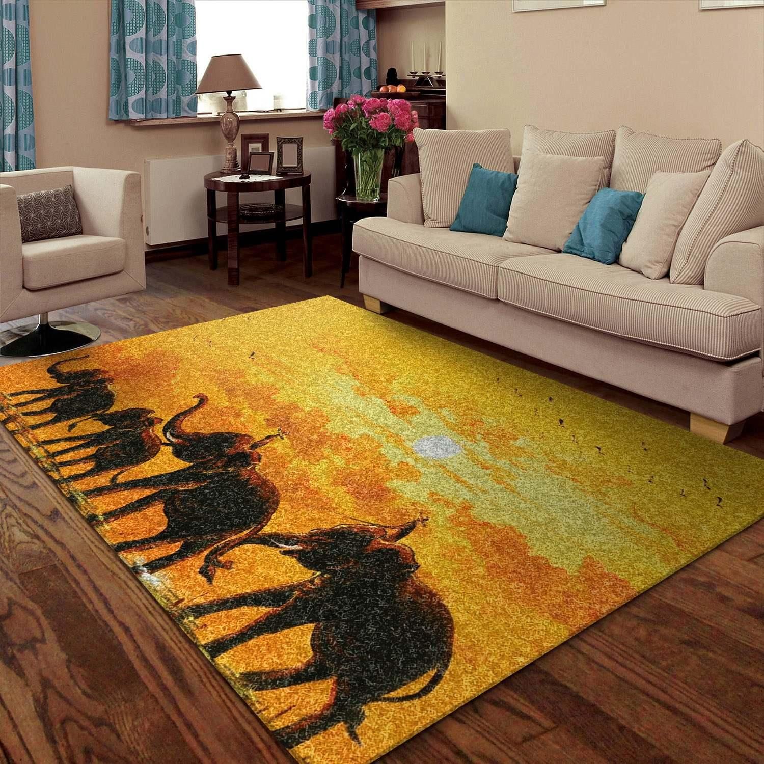 Elephants Tt0710053M Rug