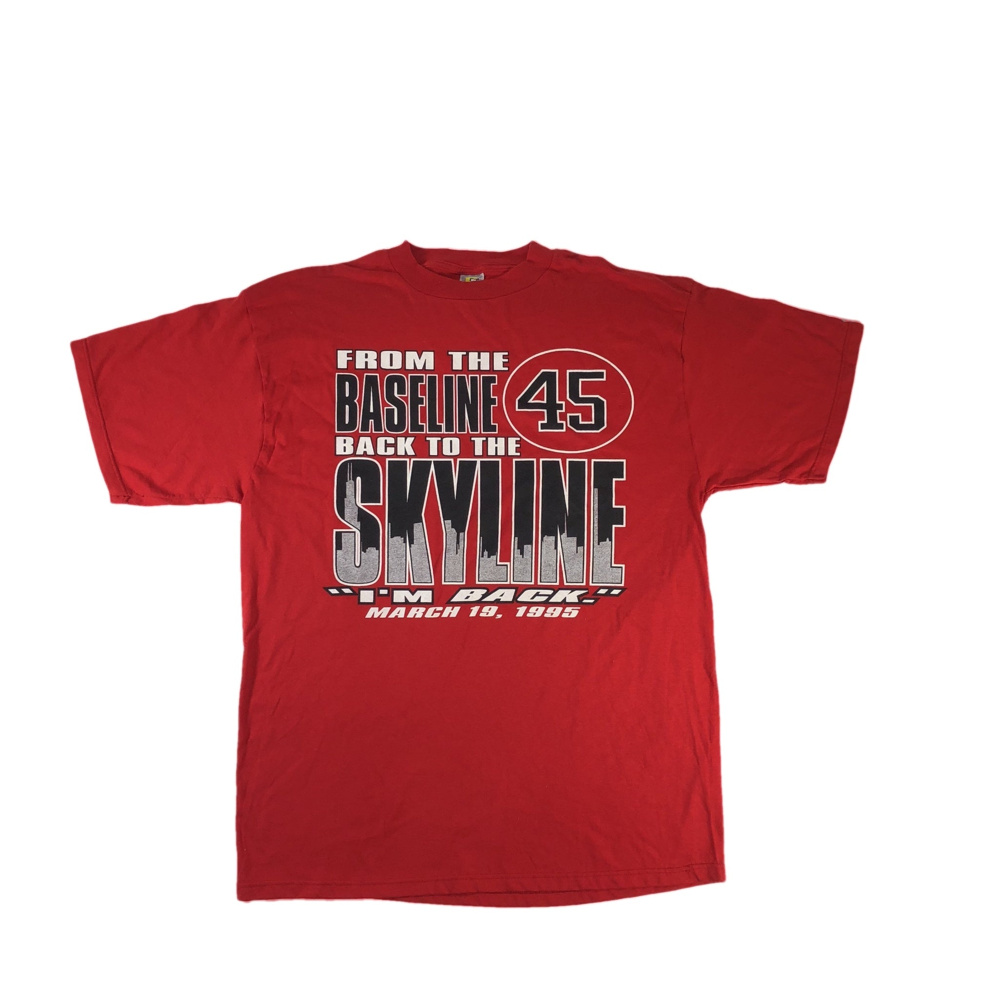 Vintage Michael Jordan “From Baseline Back to the Skyline ’95” T-Shirt