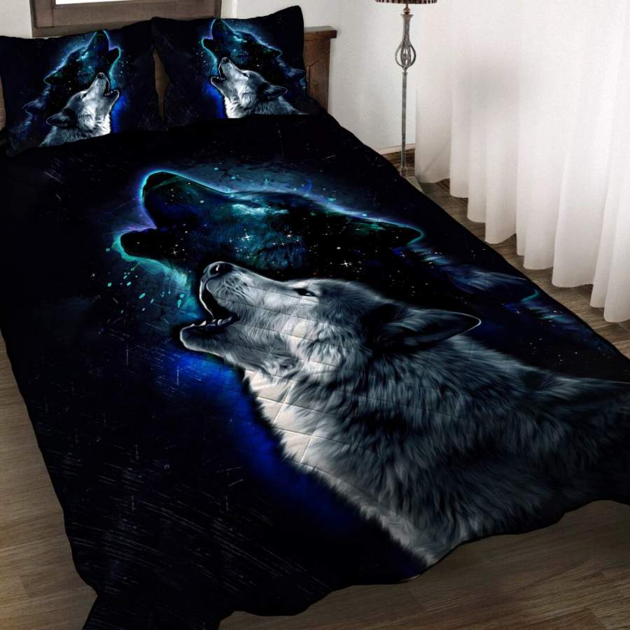 Wolf quilt bedding set HAC060402S-HG