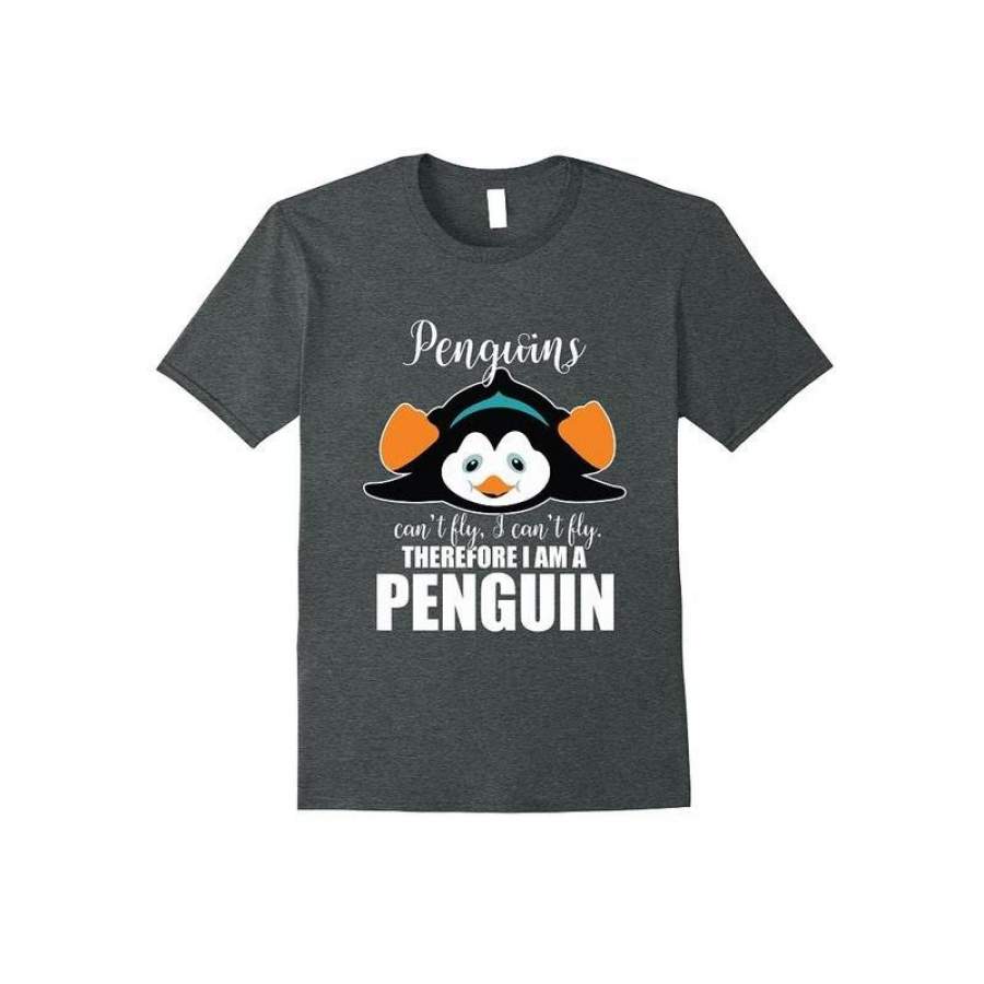 Because Penguins Are Freaking Awesome T-Shirt men’s fashion T-shirt therefore i am a penguin T-shirt