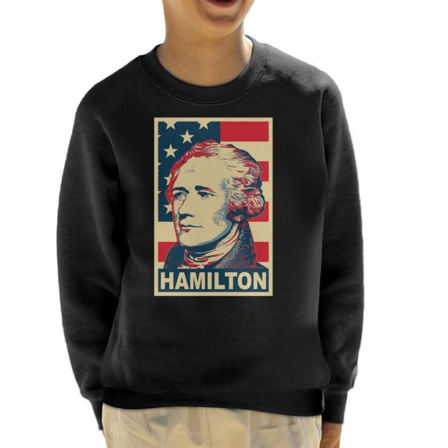 Alexander Hamilton Poster Kid’s Sweatshirt