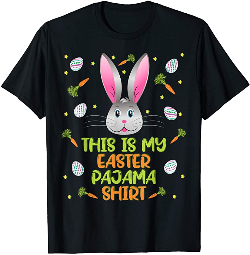 This Is My Easter Pajama Rabbit Family Matching Party T-Shirt