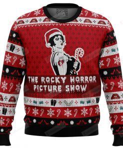 The Rocky Horror Picture Show Ugly Christmas Sweater, All Over Print Sweatshirt