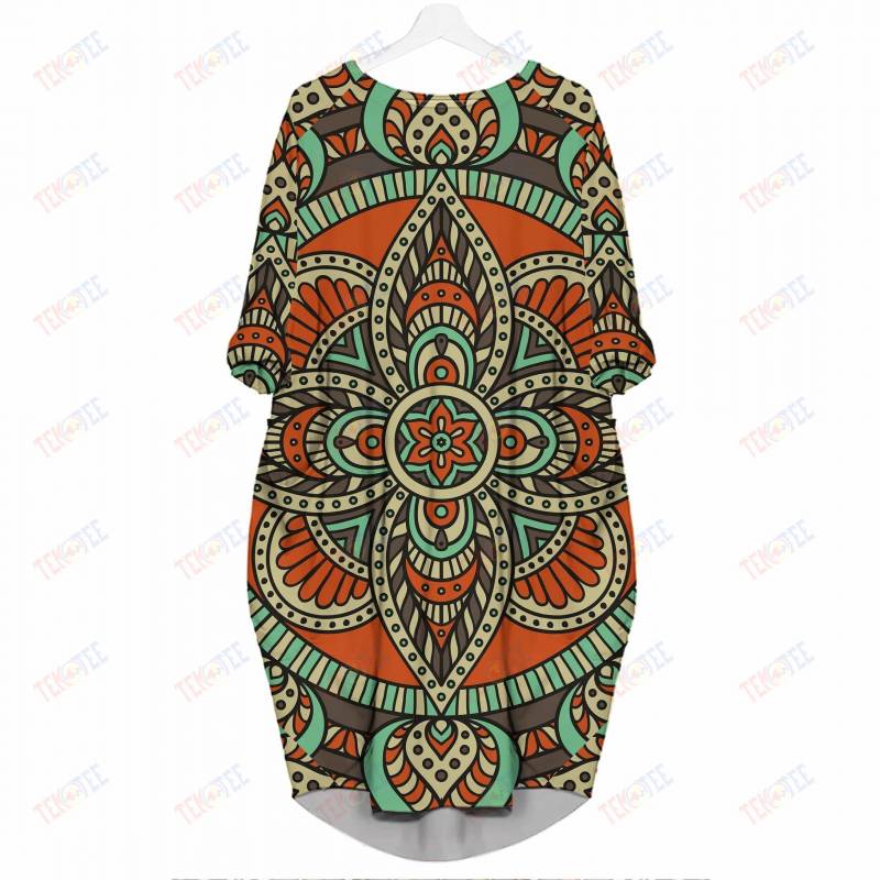 Temotee Ethnic Floral 7 – Beautiful Woman 3D Pocket Dress Afro Girl Shirt African American Woman Gift Idea TMT8260