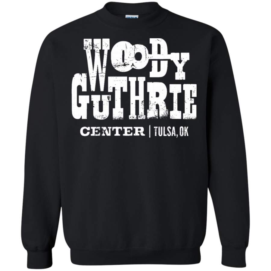 AGR Woody Guthrie Center Logo Crewneck Pullover Sweatshirt