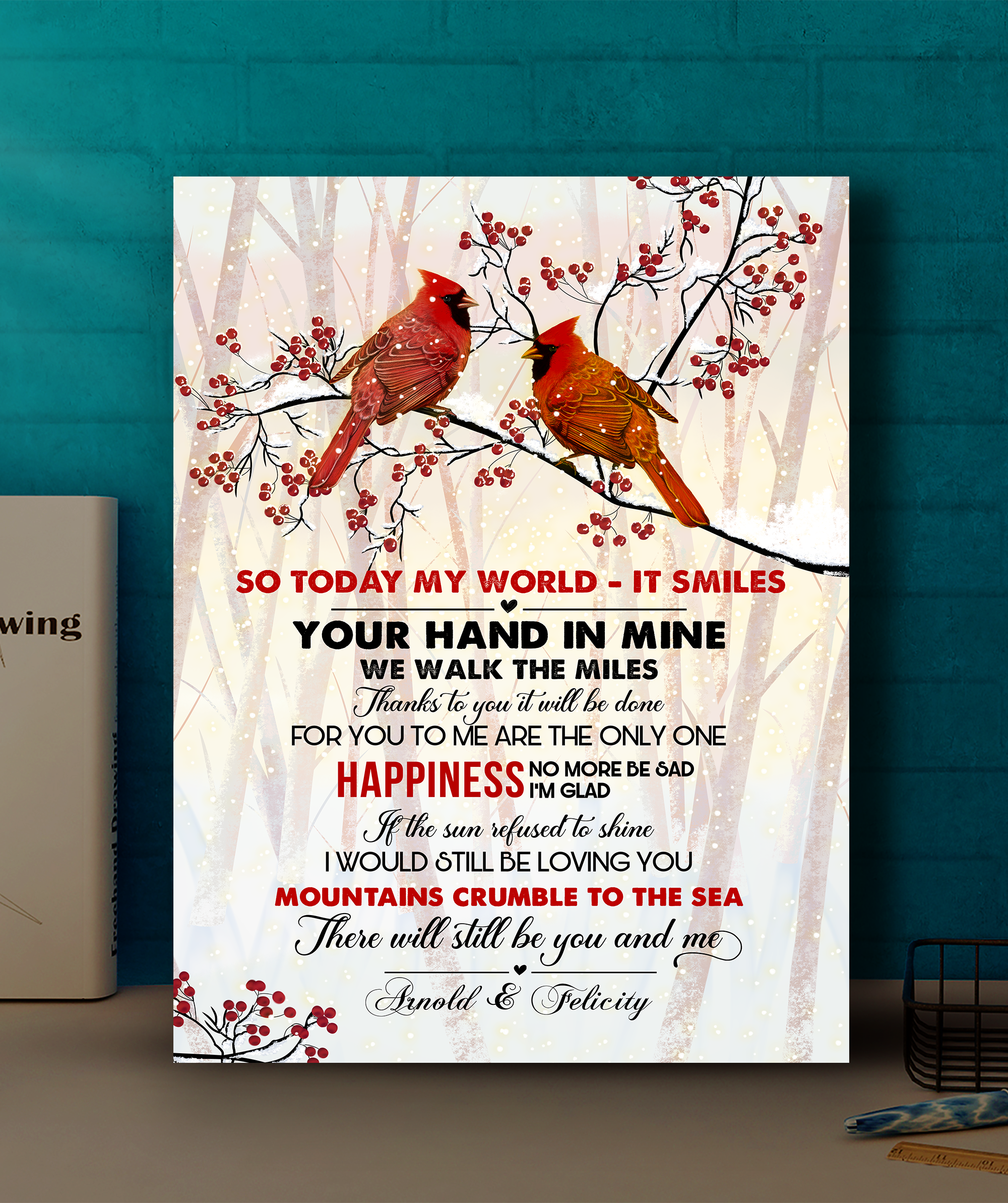 Your Hand In Mine – Gift For Anniversary Home Decor – Matte Canvas, Prints Canvas