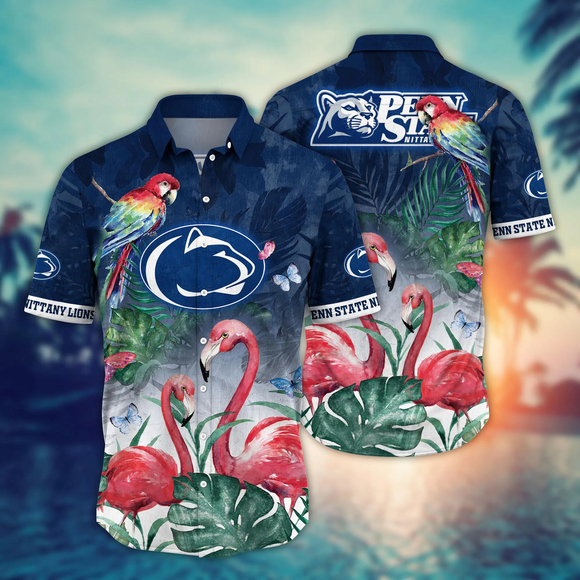 Penn State Nittany Lions NCAA Hawaiian Shirt Beach Balls Aloha Shirt