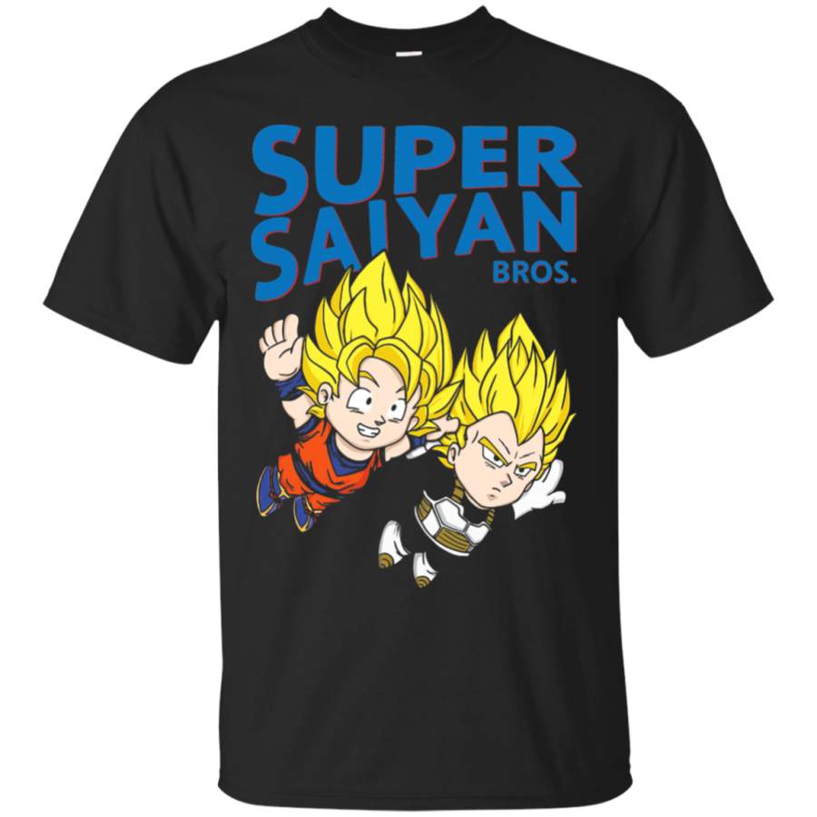 AGR Super Saiyan Bros. Super Mario Bros. And Dragon Ball Mashup T-Shirt