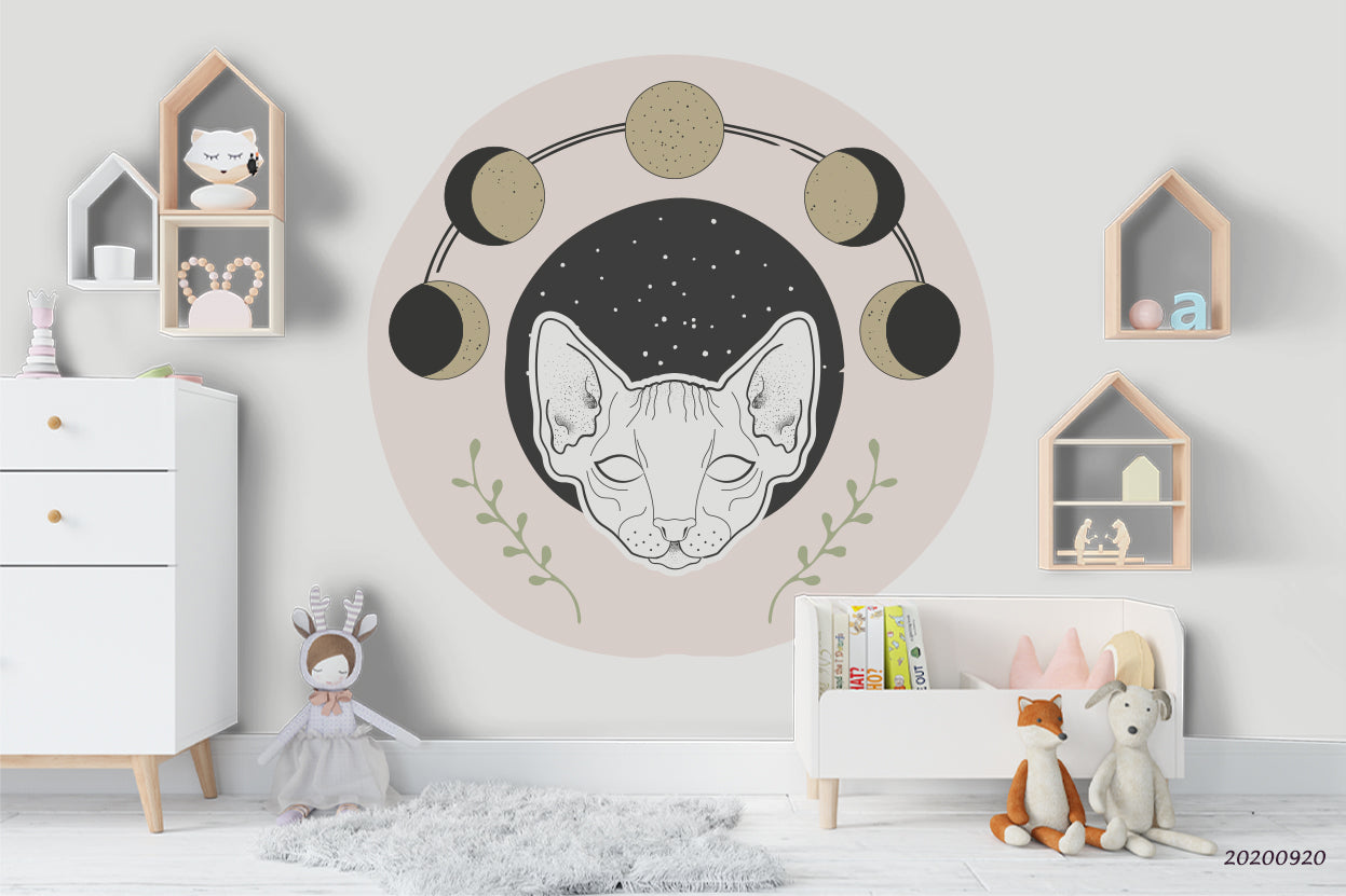 3D Magical Occult Design Animal Wall Mural Wallpaper Wj 3040