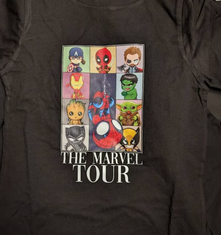 Disney Marvel Avengers Team Taylor Swift Eras Tour Parody Shirt Outfit