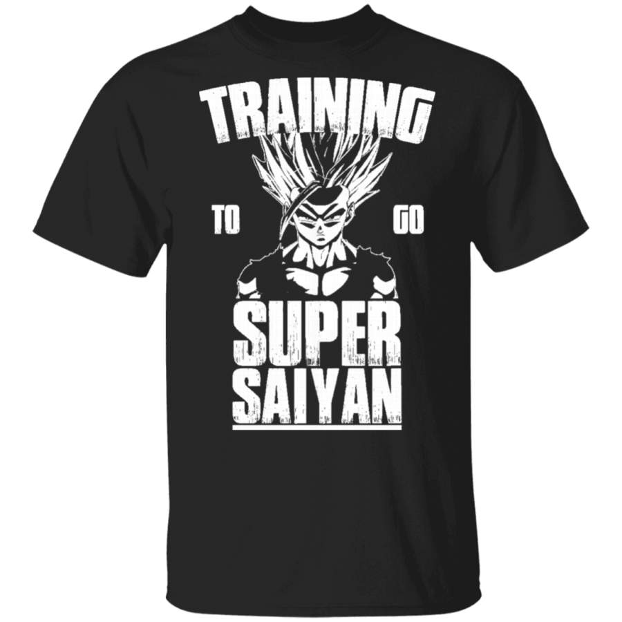 Training To Go Super Saiyan Funny Anime T Shirt