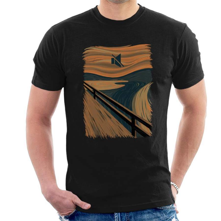 The Silence Scream Picture Mix Men’s T-Shirt