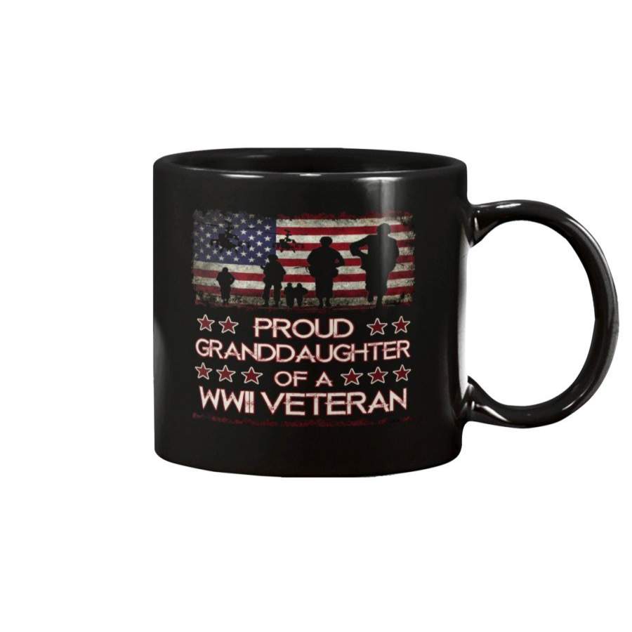 Proud Granddaughter Of A WWII Veteran Mug