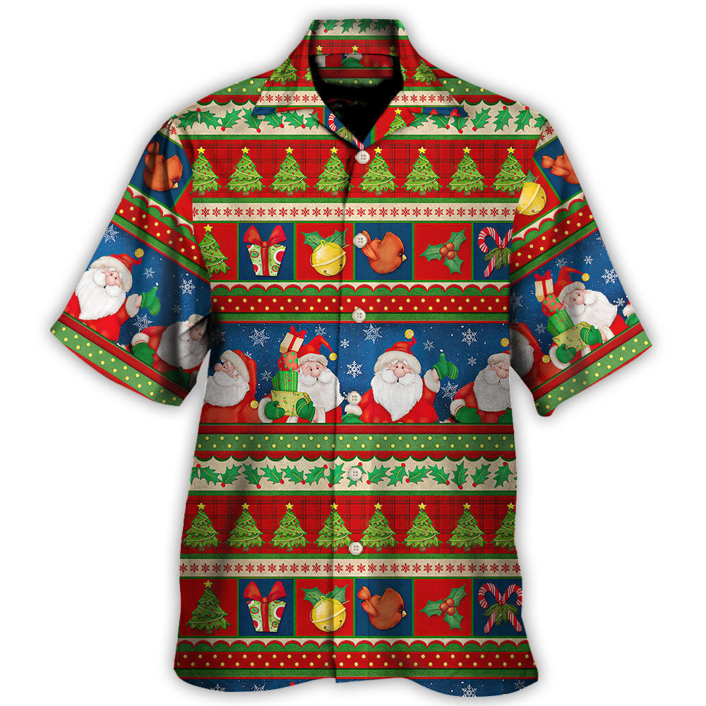 Christmas Santa Claus Happy Xmas Hawaii Shirt Ha45855