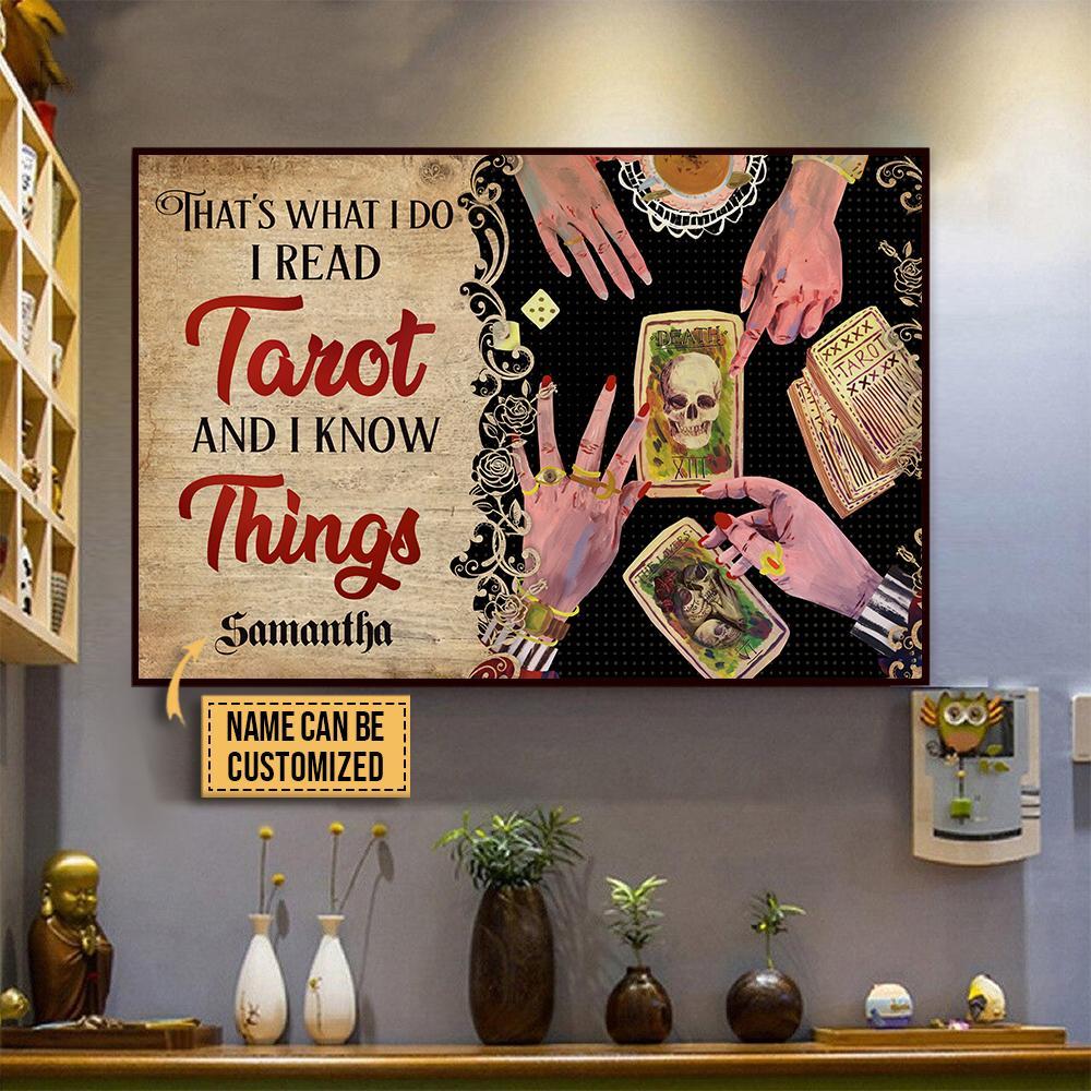 Aeticon Gifts Personalized Tarot Thats What I Do Canvas Mom Dad Gift Home Decor