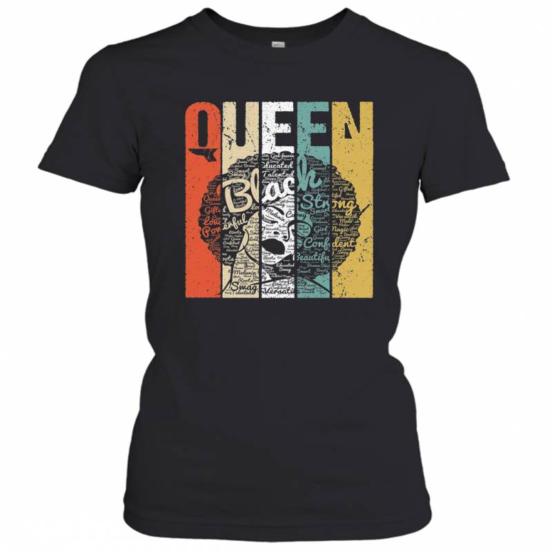 Temotee Melanin Queen Pride African American Afro Girls Design TMT009