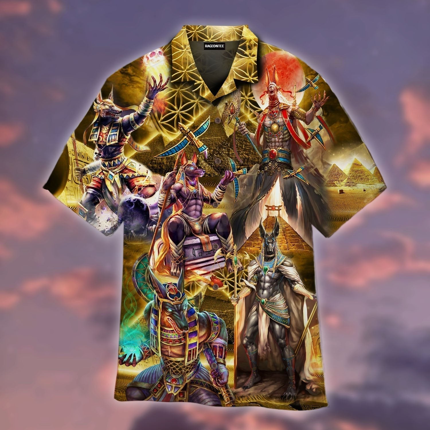 The Egyptian God Anubis Hawaii Shirt For Men And Women Ha44150