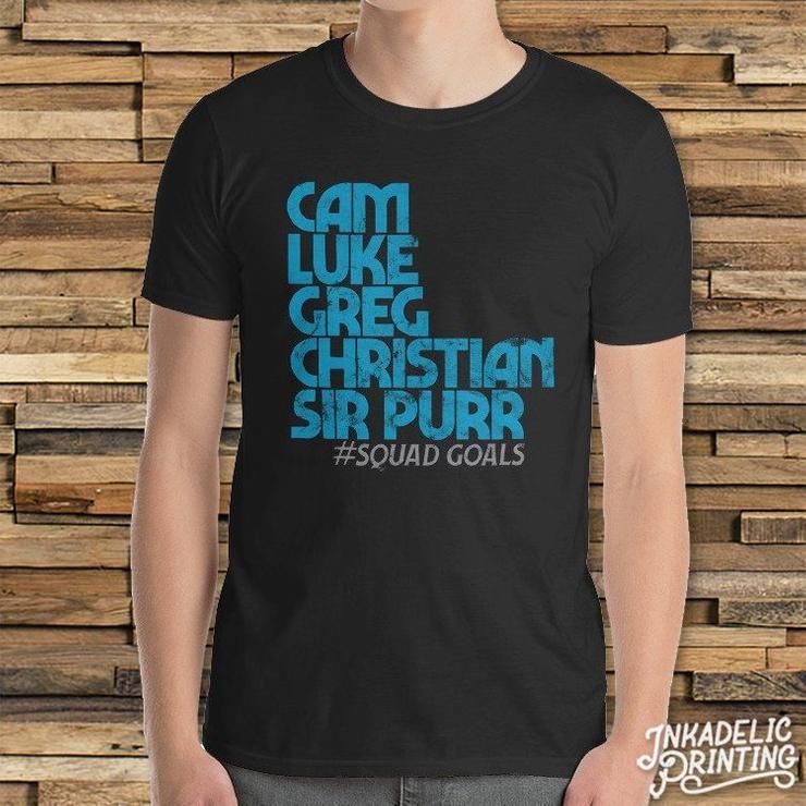 Carolina Panthers Inspired Squad Goals Shirt