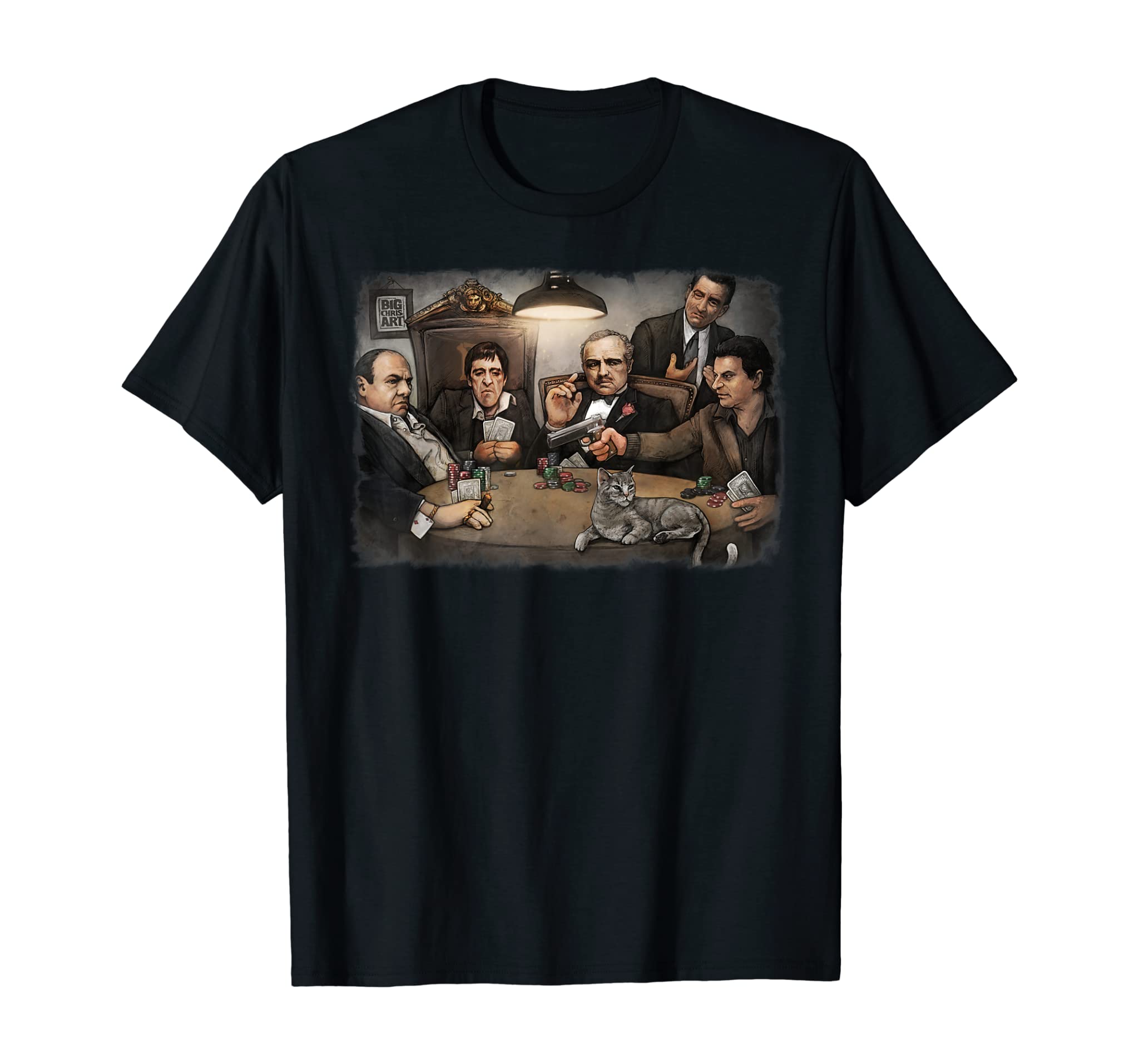 Gangster’s Playing Poker T-Shirt