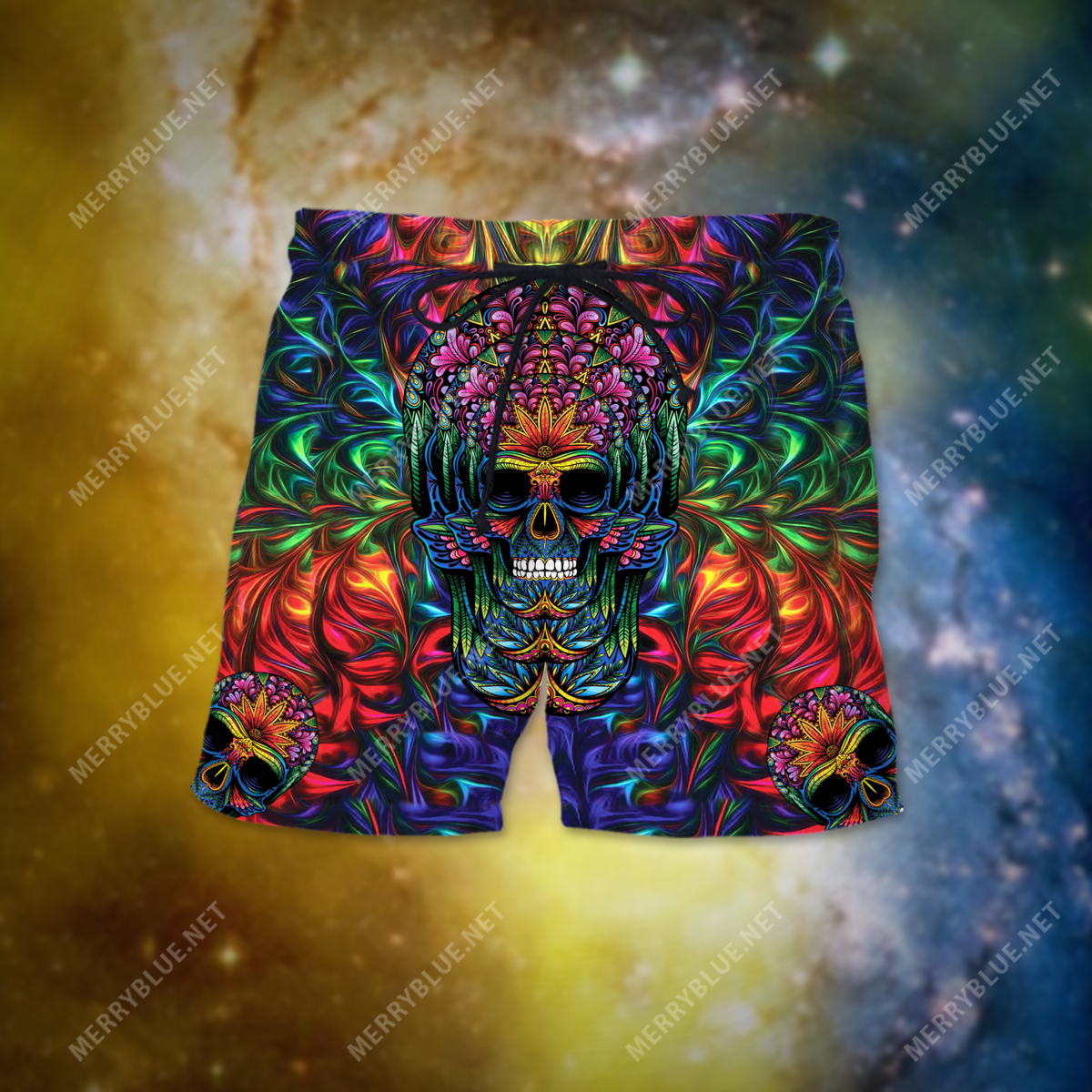 Awesome Skull Hawaii Shorts Ha3631