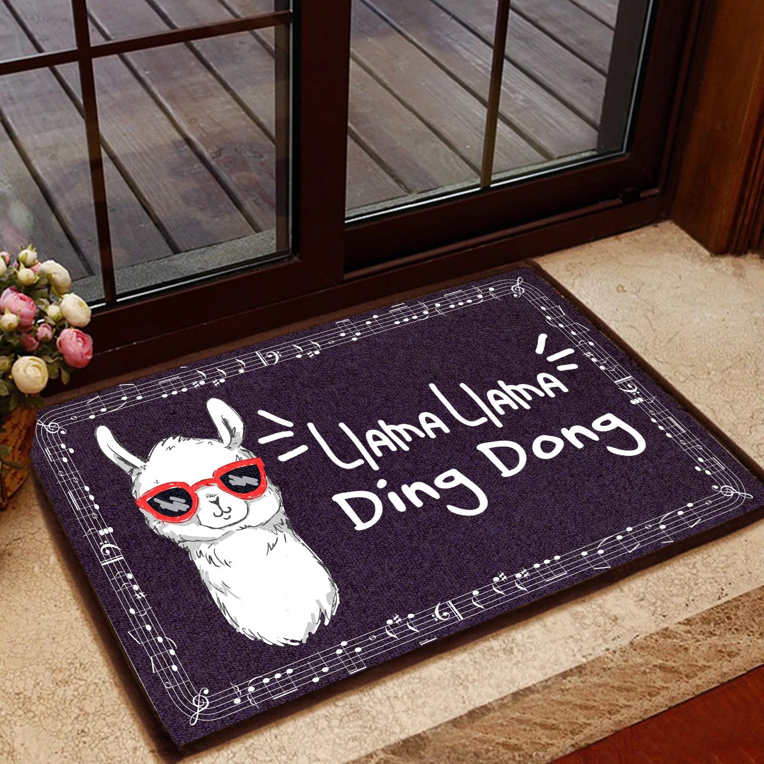 Ding Dong All Over Printing Doormat Pre2221