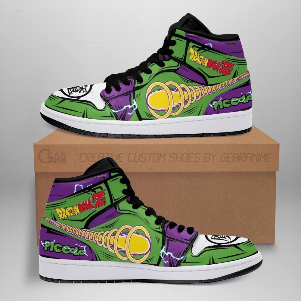 Piccolo Dragon Ball Z Anime Sneakers Air Jordan Shoes Sport