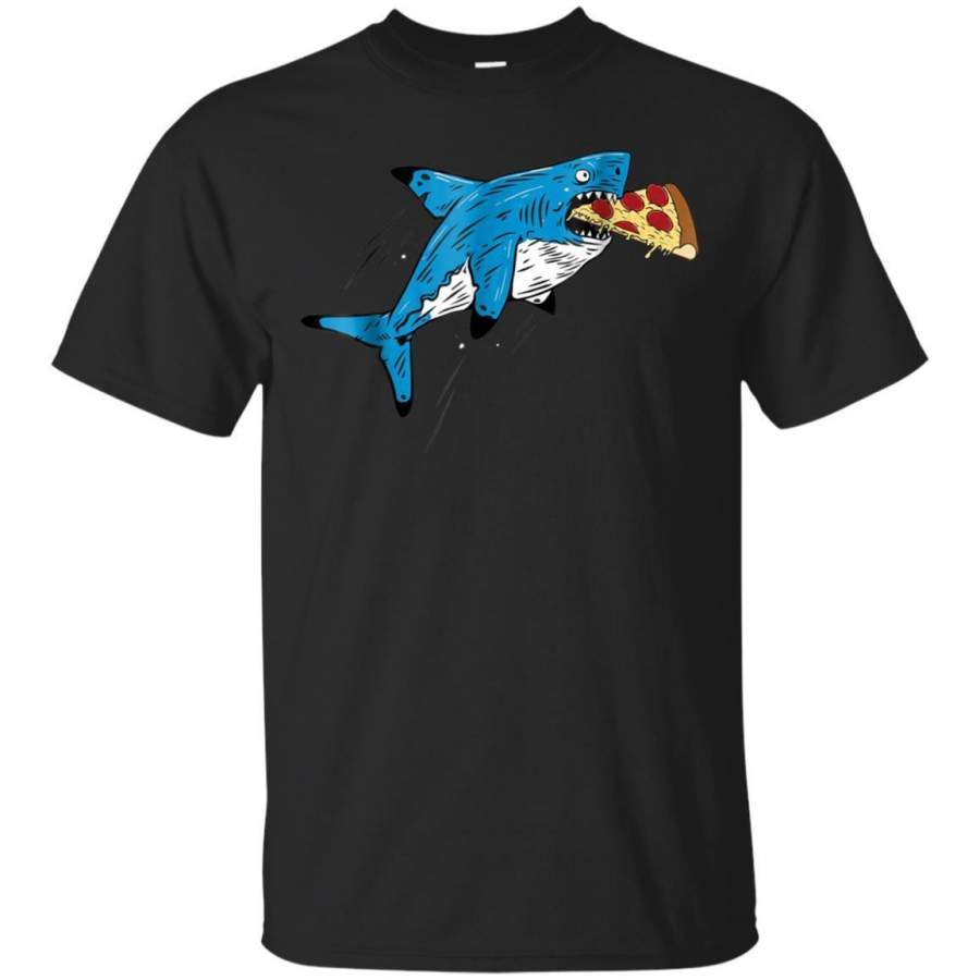 AGR Shark Eating Pizza Shirt Jaq T-shirt