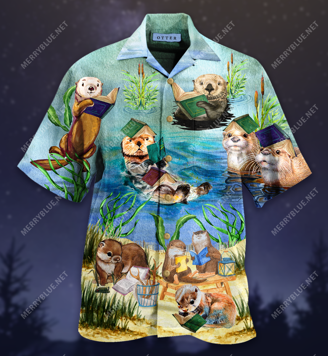 Books Make Otter Day Hawaii Shirt Ha35790