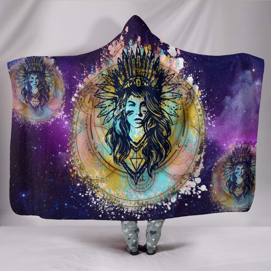 American Native Hooded Blankets V1