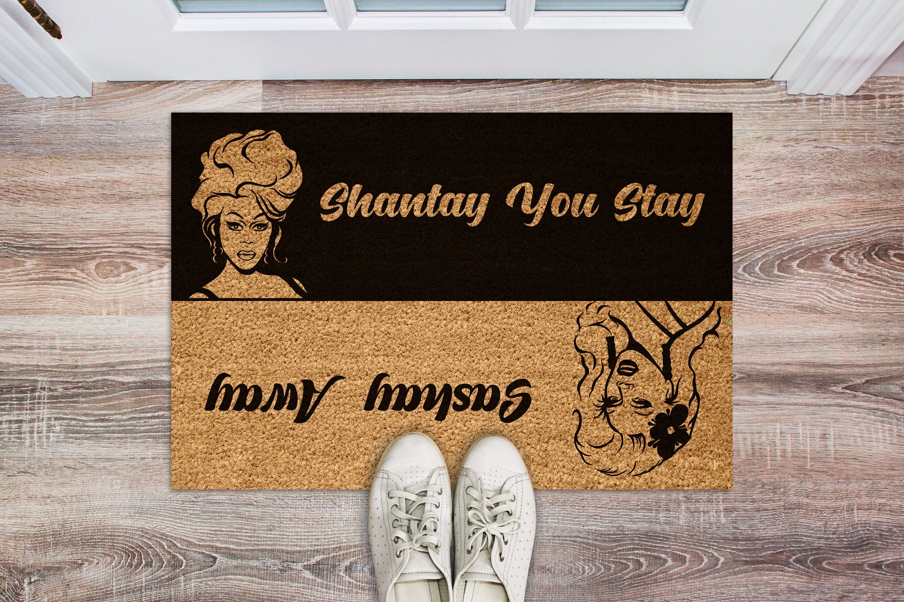 Shantay You Stay Coir Pattern All Over Printing Doormat Pre1859