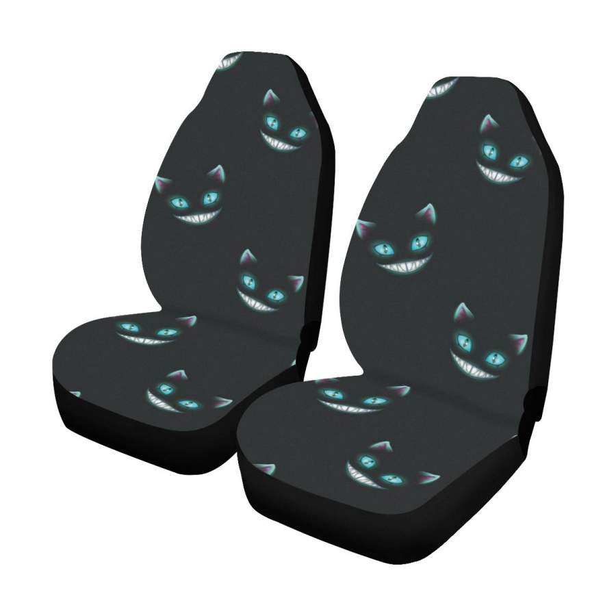 Cheshire Cat Car Seat Covers (Set of 2 ) Universal Fit Most Cars Trucks and SUVs
