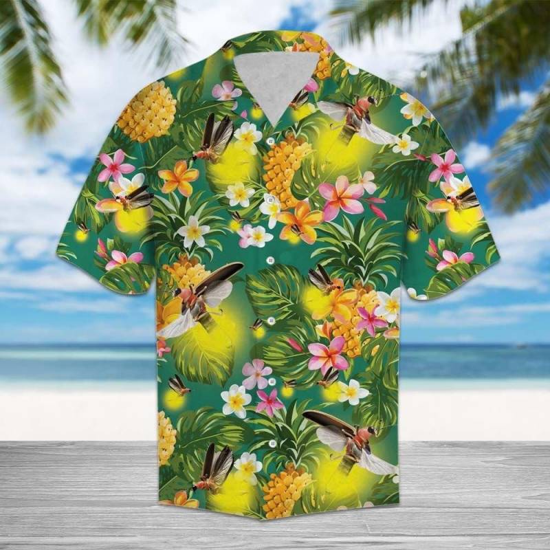 Artsyhomes Tropical Pineapple Firefly Hawaiian Ha77984