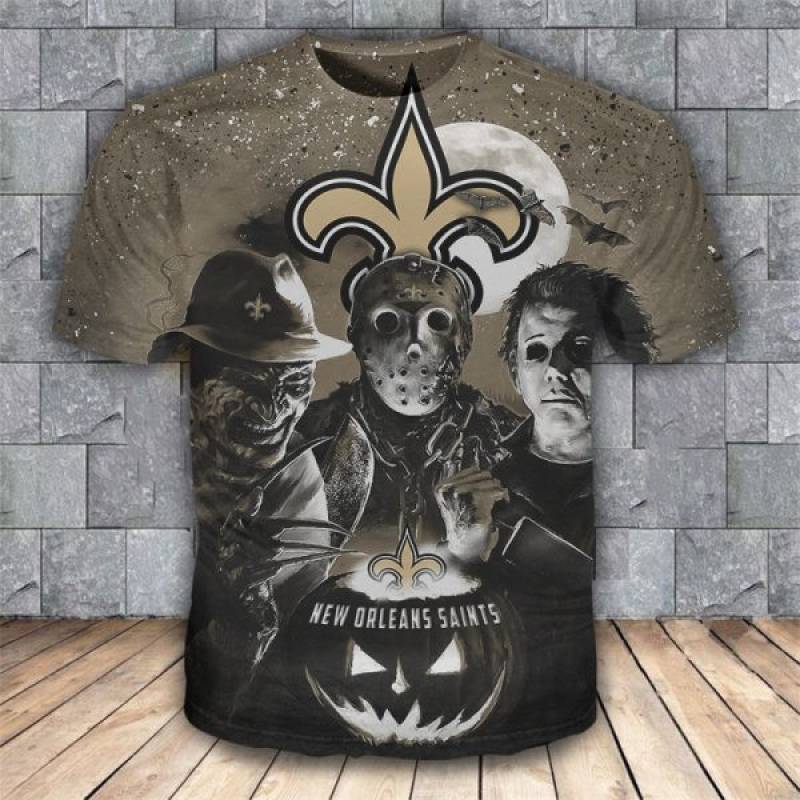 New Orleans Saints All Over Print – New Orleans Saints 3D T shirt