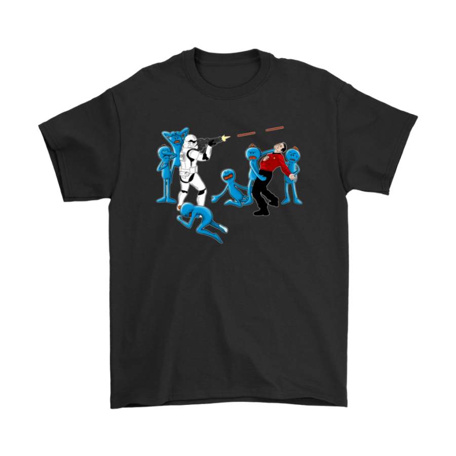 Meeseeks Help Red Shirts And Stormtrooper Shirts