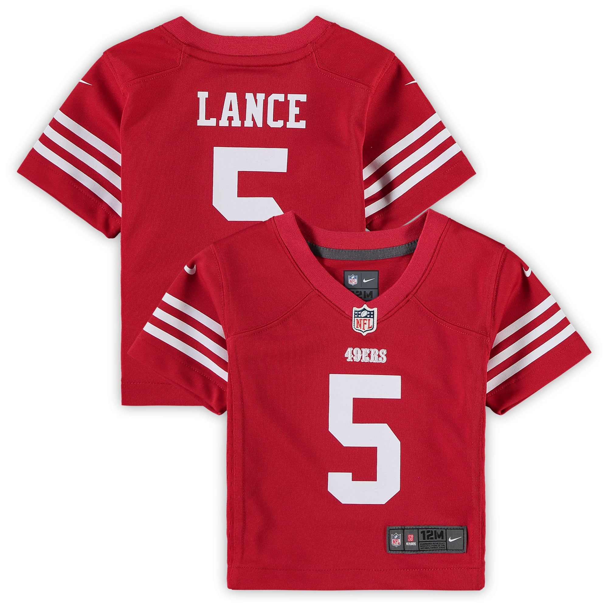 Trey Lance San Francisco 49ers Infant Player Game Jersey – Scarlet NFL